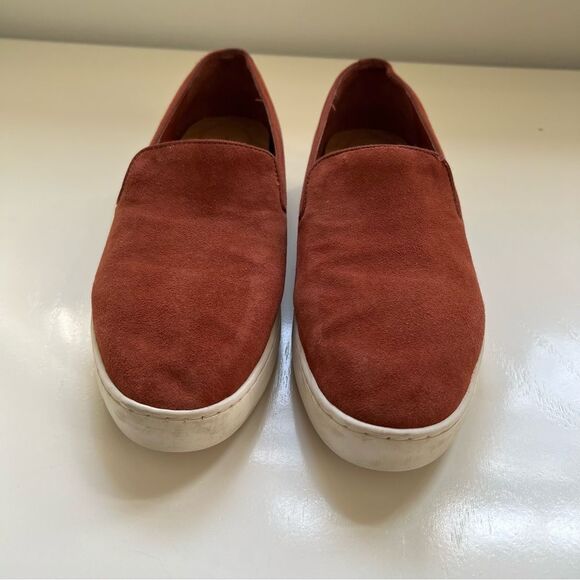 Birdies Shoes Suede Leather Slip On Swift Sneaker Rust Comfort Size 8.5 - Picture 2 of 9